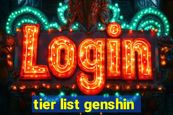 tier list genshin